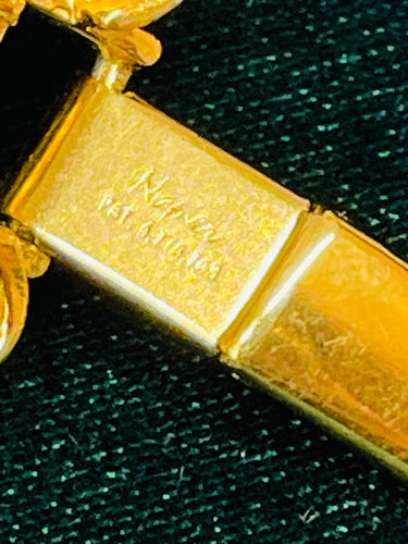 Napier White and Gold Bracelet